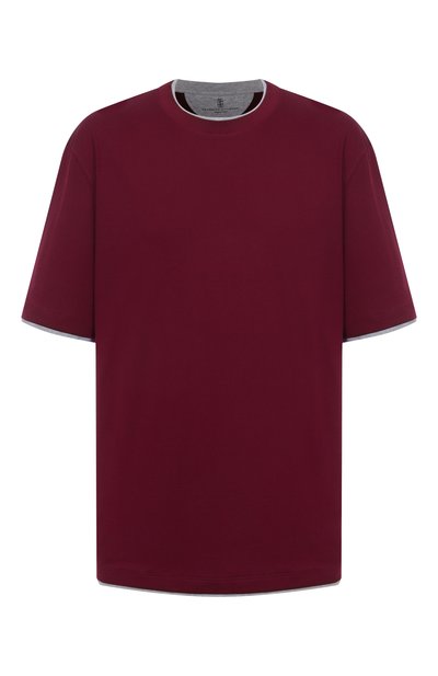 Хлопковая футболка BRUNELLO CUCINELLI, арт. M0B137427W, фото 1