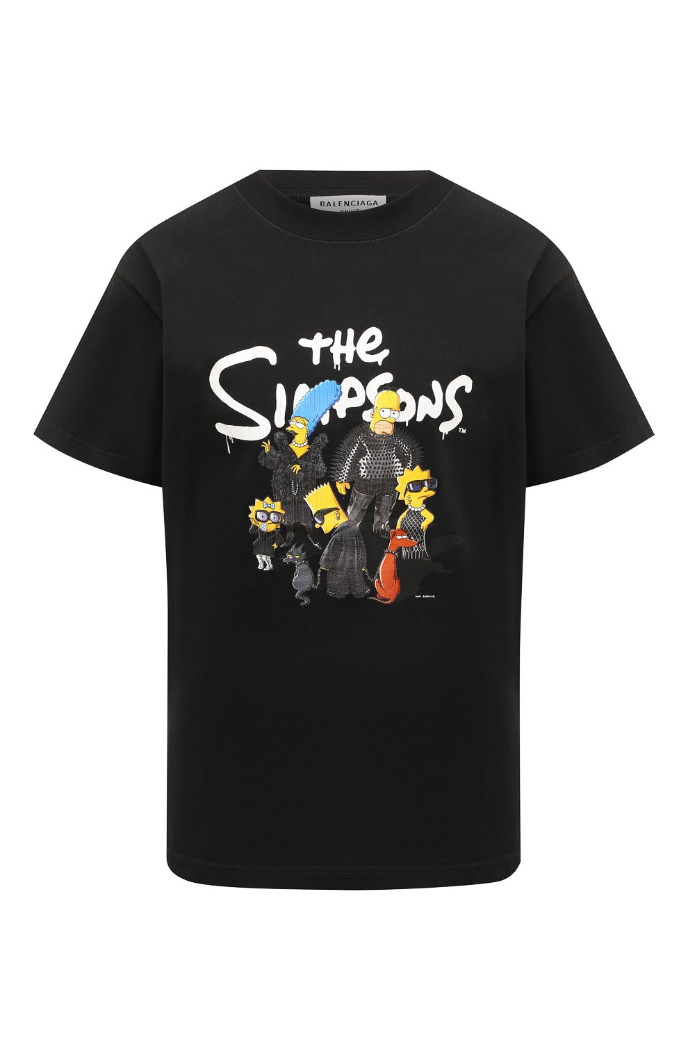 Хлопковая футболка balenciaga x the simpsons BALENCIAGA,  арт. 670943/TLVG7, фото 1