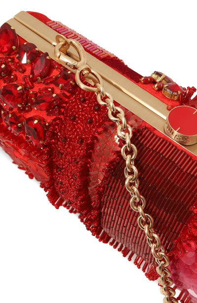 Клатч piper CULT GAIA красного цвета по цене 66250 руб., арт. CL1319 L0LLIP0P M0SAIC, фото 3 Клатч piper CULT GAIA, арт. CL1319 L0LLIP0P M0SAIC, фото 3
