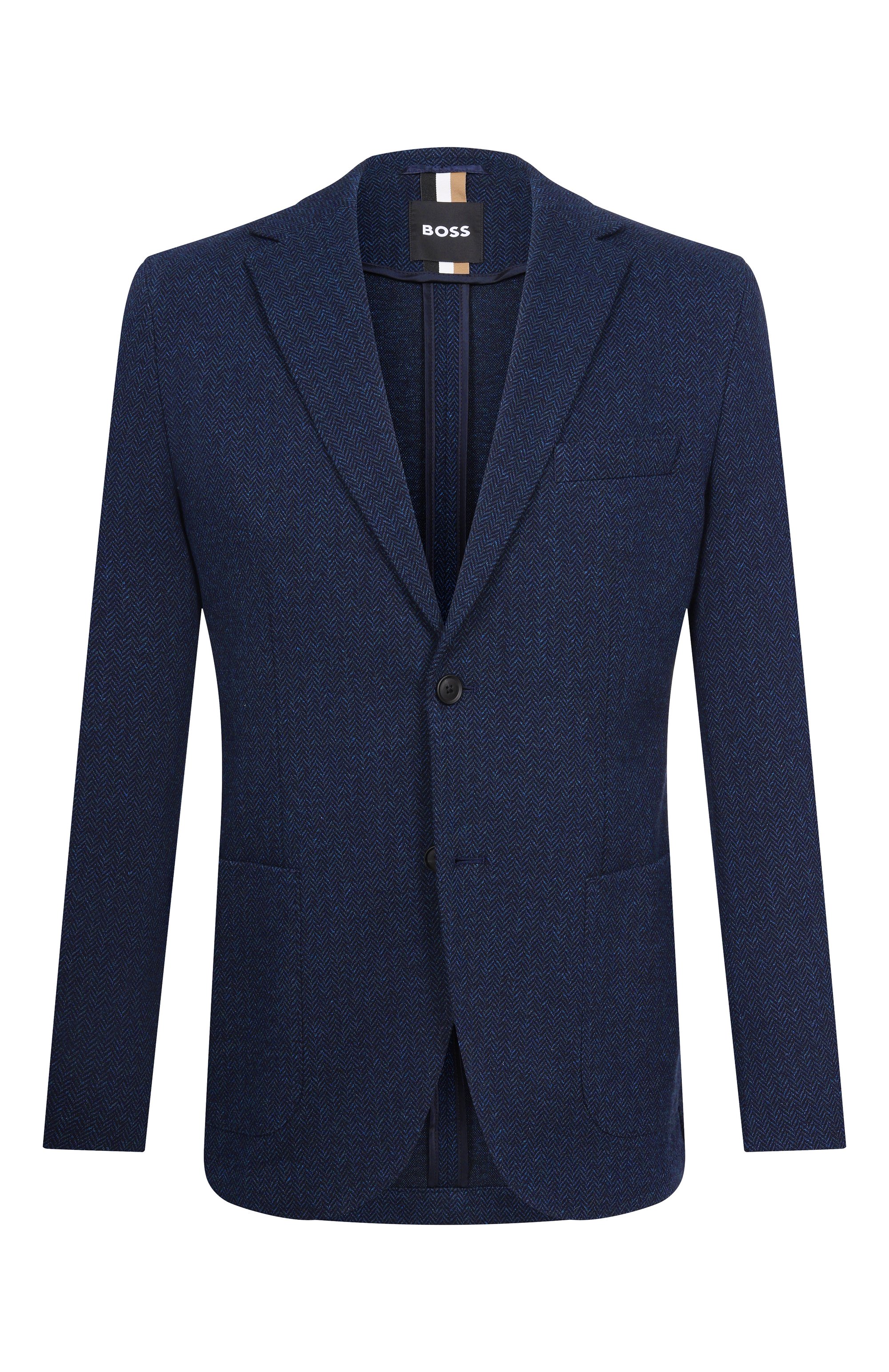 Хлопковый пиджак BOSS, арт. 50557389, фото 1