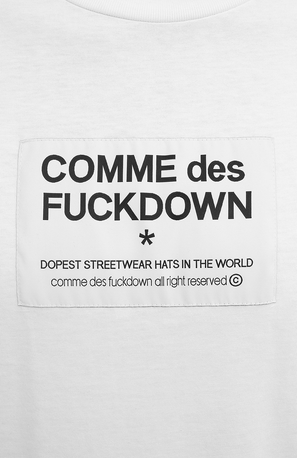 Хлопковая футболка COMME DES FUCKDOWN, арт. CDFU1113, фото 5