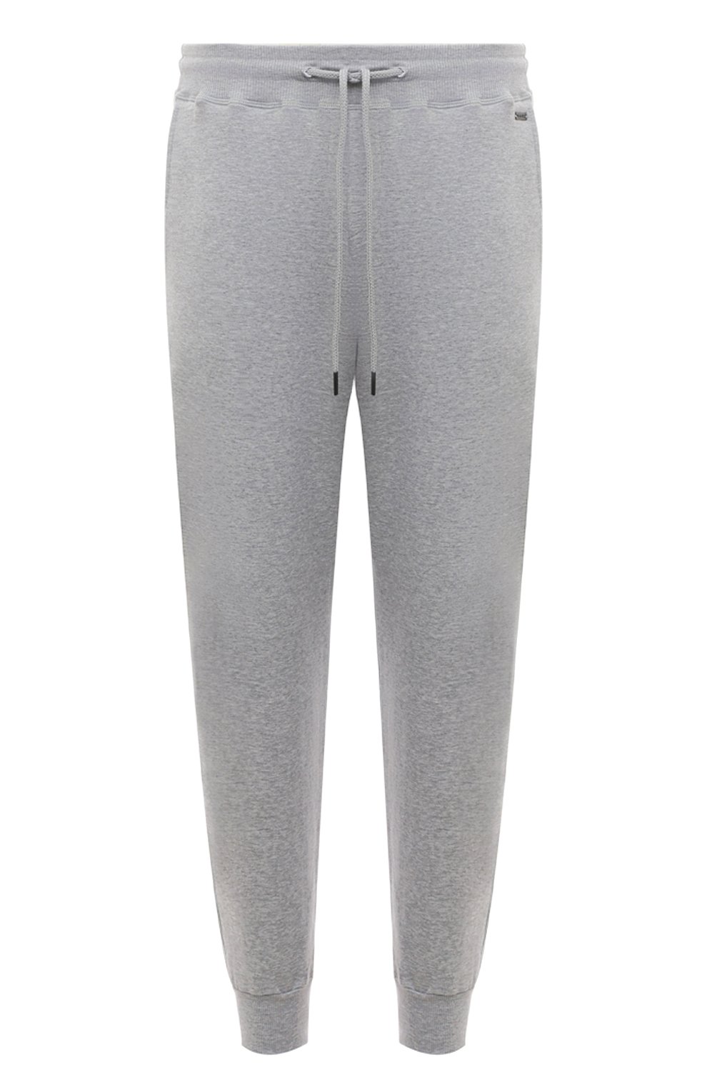 Хлопковые домашние джоггеры HANRO серого цвета по цене 19330 руб., арт. 075071, фото 1 Хлопковые домашние джоггеры HANRO, арт. 075071, фото 1