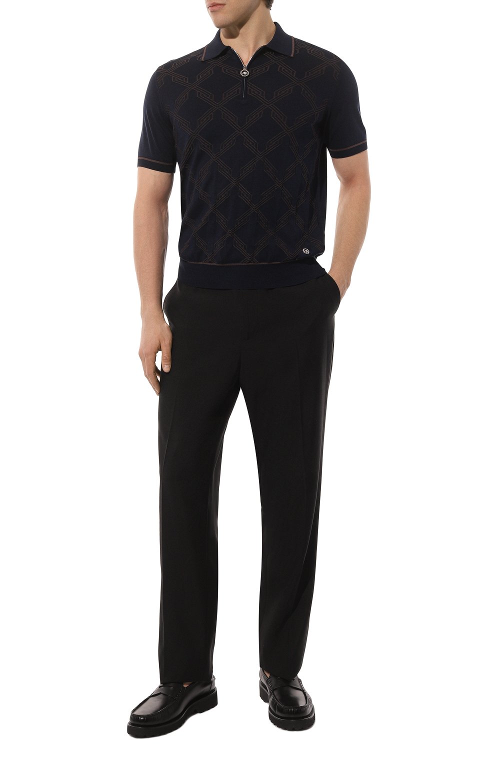 Поло из шелка и хлопка STEFANO RICCI, арт. K818046P31/F23174, фото 2