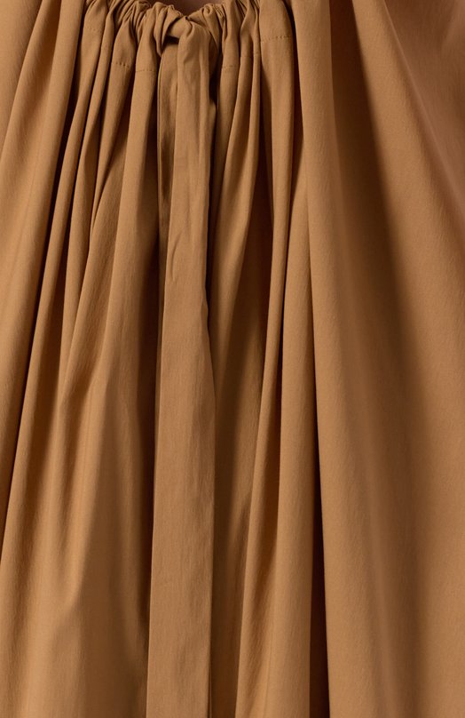 Хлопковое платье Max Mara ROMEA 2516221019 Бежевый  ROMEA 2516221019 Фото 5