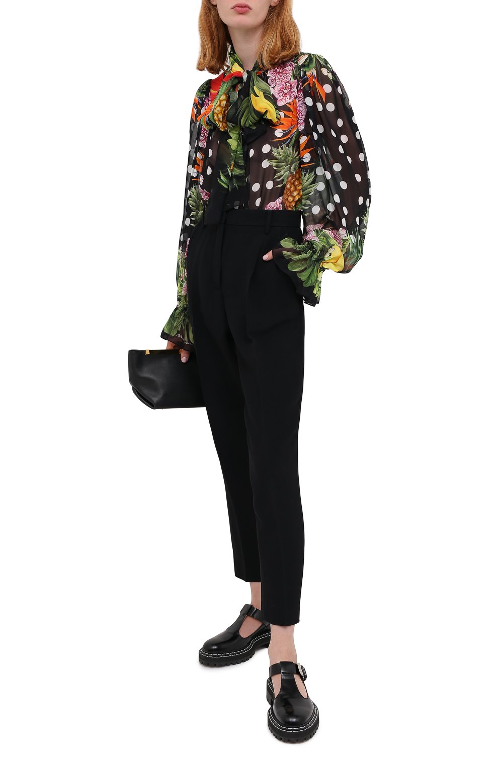 Шелковая блузка DOLCE & GABBANA, арт. F5M81T/FI1W0, фото 2