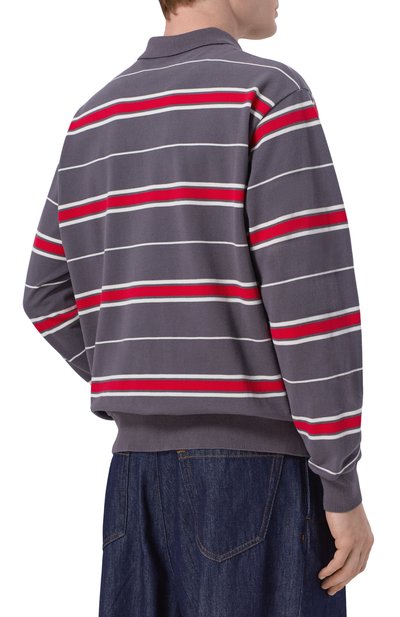 Хлопковое поло UNDERCOVER темно-серого цвета по цене 65900 руб., арт. UC1F4804-2, фото 4 Хлопковое поло UNDERCOVER, арт. UC1F4804-2, фото 4