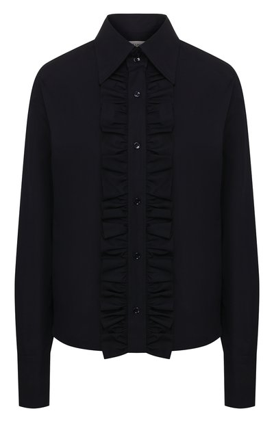 Женская хлопковая рубашка SAINT LAURENT, арт. 614790/Y217W