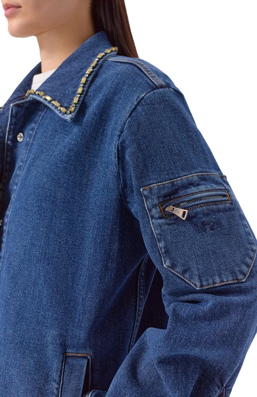 Джинсовая куртка N21 0021/0496 Синий  0021/0496 Фото 5
