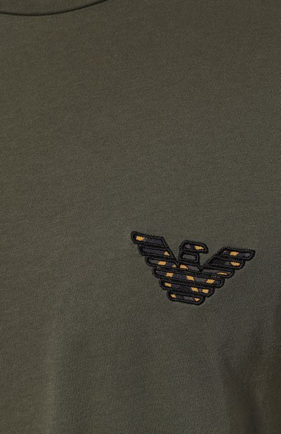 Хлопковая футболка EMPORIO ARMANI, арт. 211818/4R483, фото 5