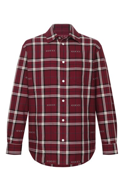 Женская хлопковая рубашка GUCCI, арт. 852895/ZAUAC