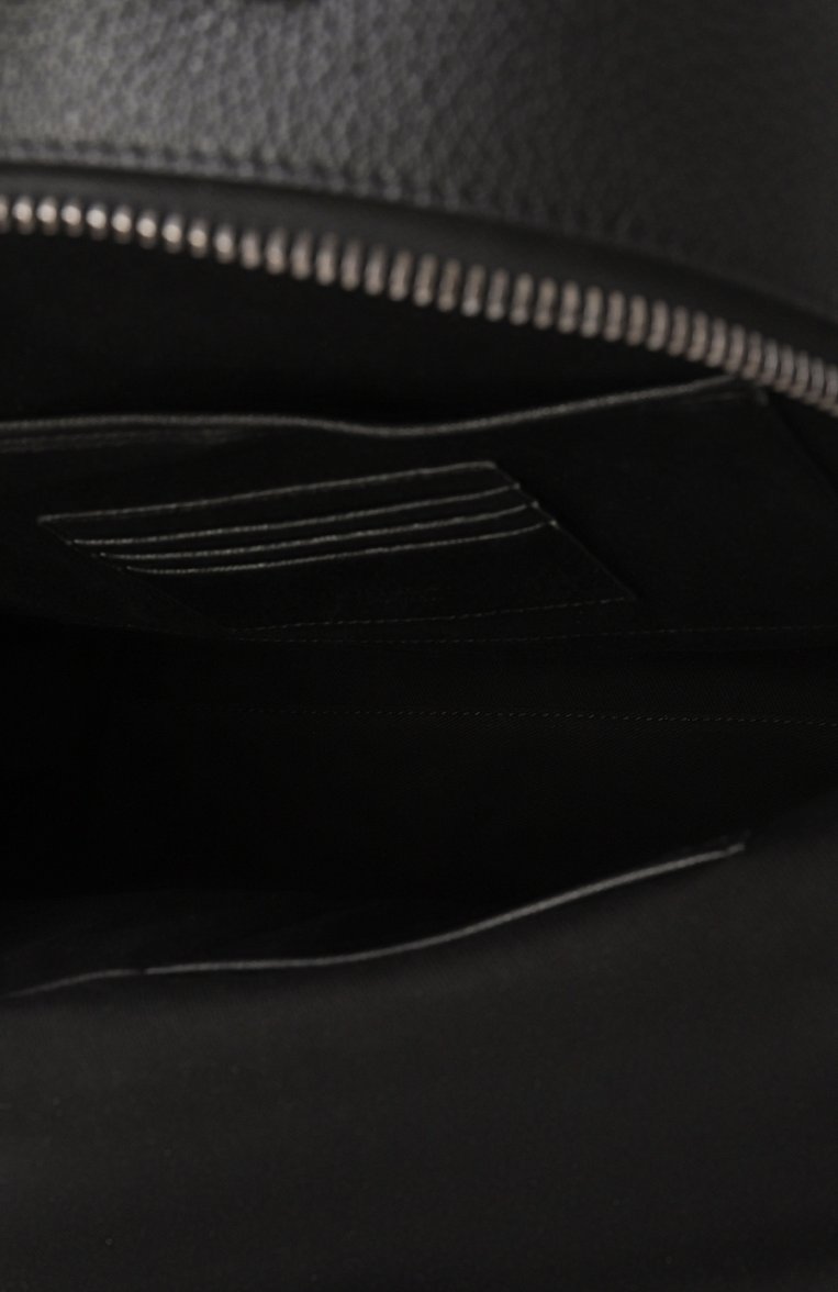 Мужской рюкзак GIORGIO ARMANI черного цвета, арт. Y20182/YR56J | Фото 5 (Материал: Натуральная кожа; Размер: large; Стили: Классический; Сумки-технические: Рюкзаки - большие)