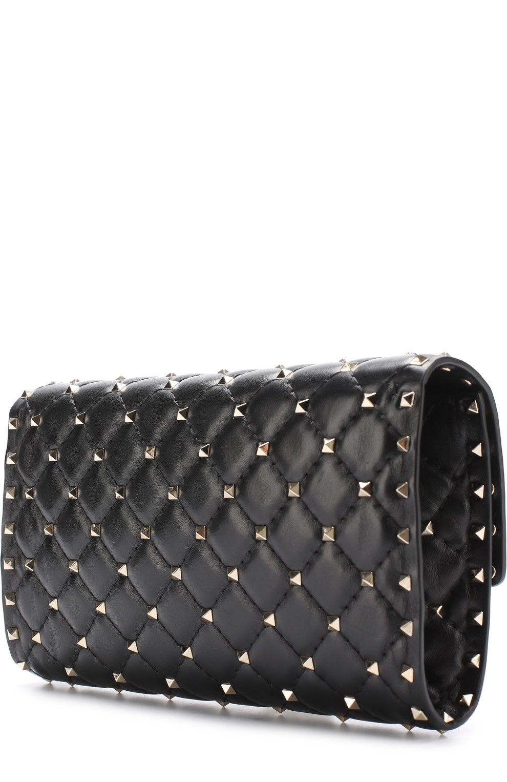 Клатч rockstud spike VALENTINO черного цвета по цене 243000 руб., арт. NW2B0137/NAP, фото 3 Клатч rockstud spike VALENTINO, арт. NW2B0137/NAP, фото 3