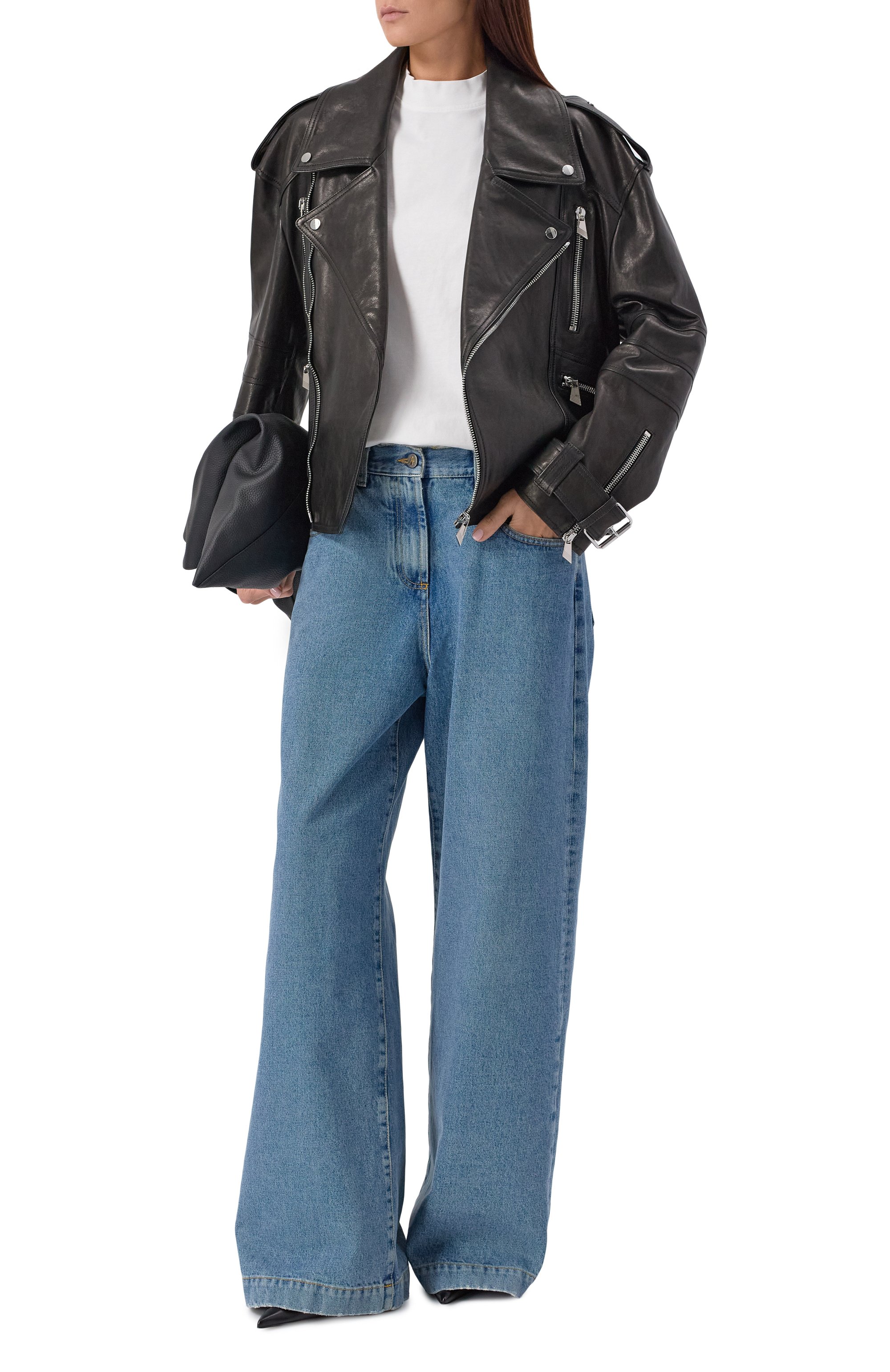 Кожаная куртка THE ATTICO, арт. 251WCB00099/LBT138AA, фото 2