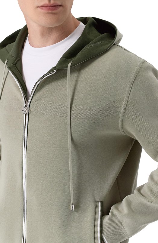 Хлопковая толстовка Stefano Ricci K616447FCR/F26114_001 Зелёный  K616447FCR/F26114_001 Фото 5