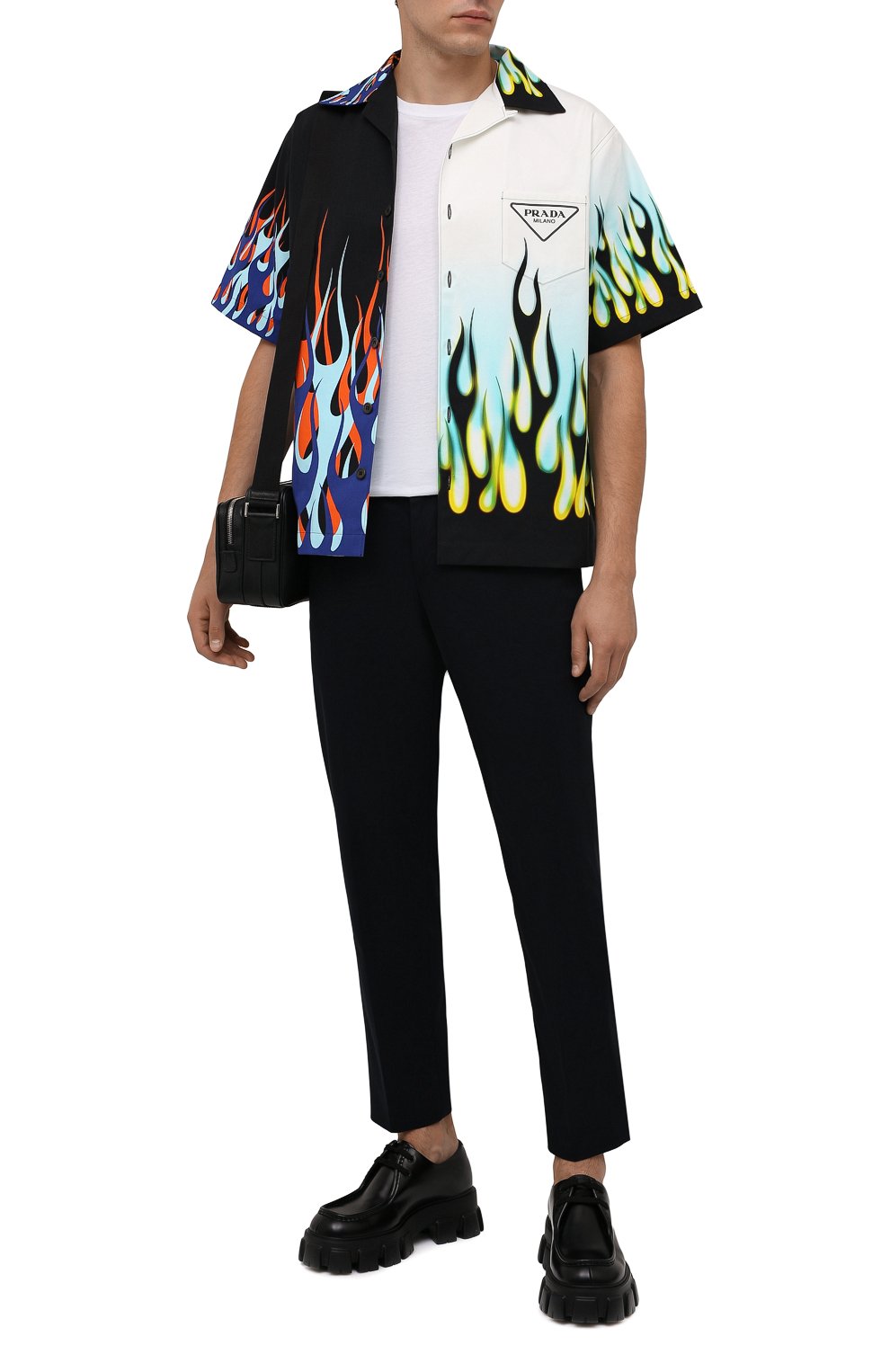 Кожаные дерби PRADA, арт. 2EE355-B4L-F0002, фото 2