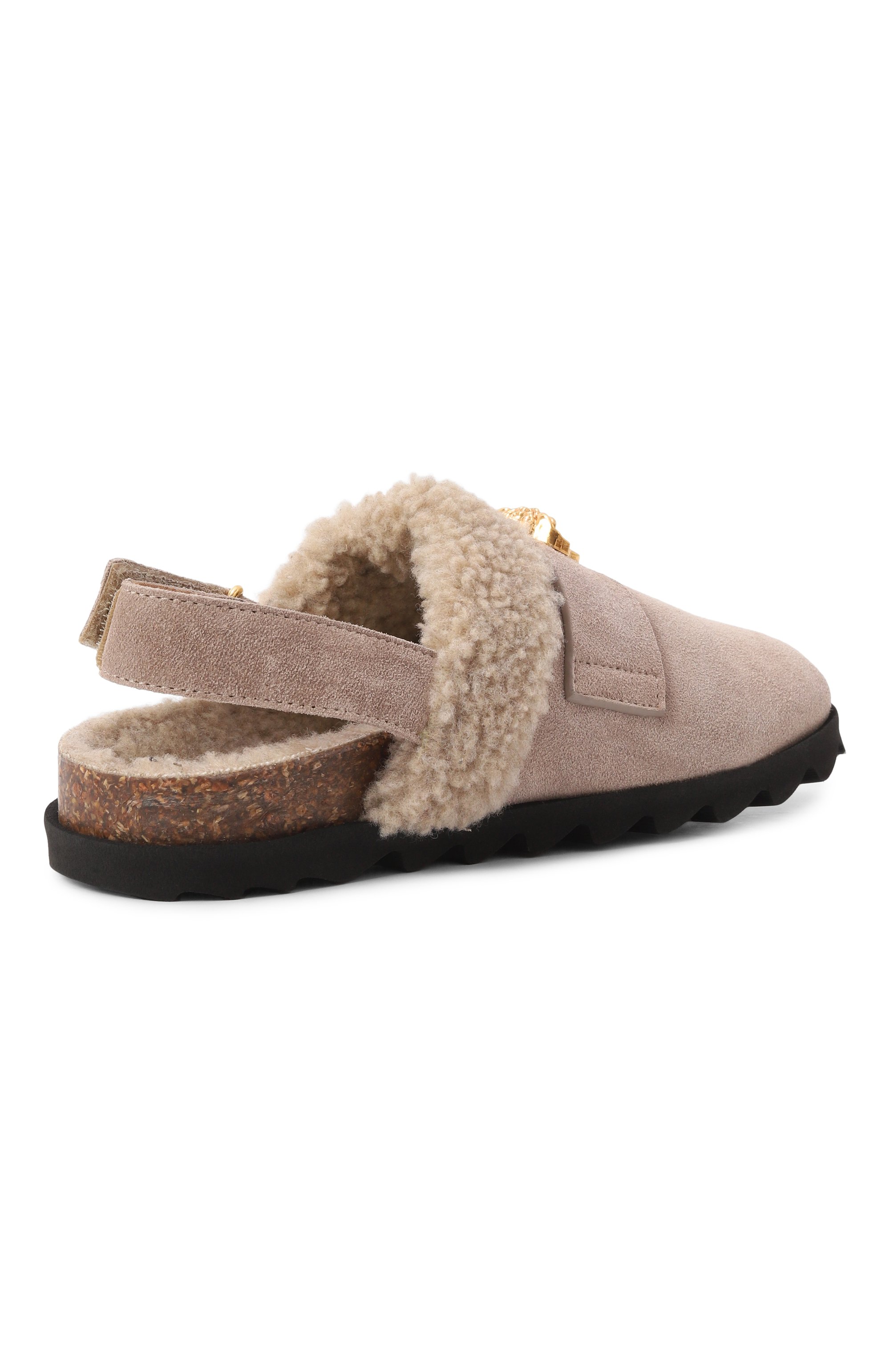 Замшевые сабо la medusa VERSACE, арт. 1018004/1A12780/32-33, фото 3