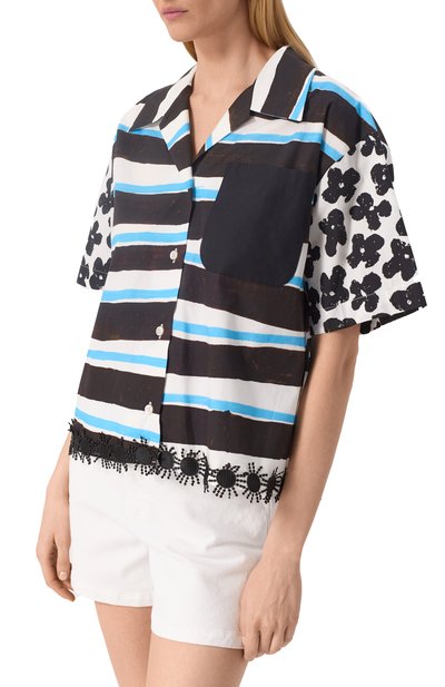 Хлопковая рубашка MSGM, арт. 3841MDE27Y/257150, фото 3