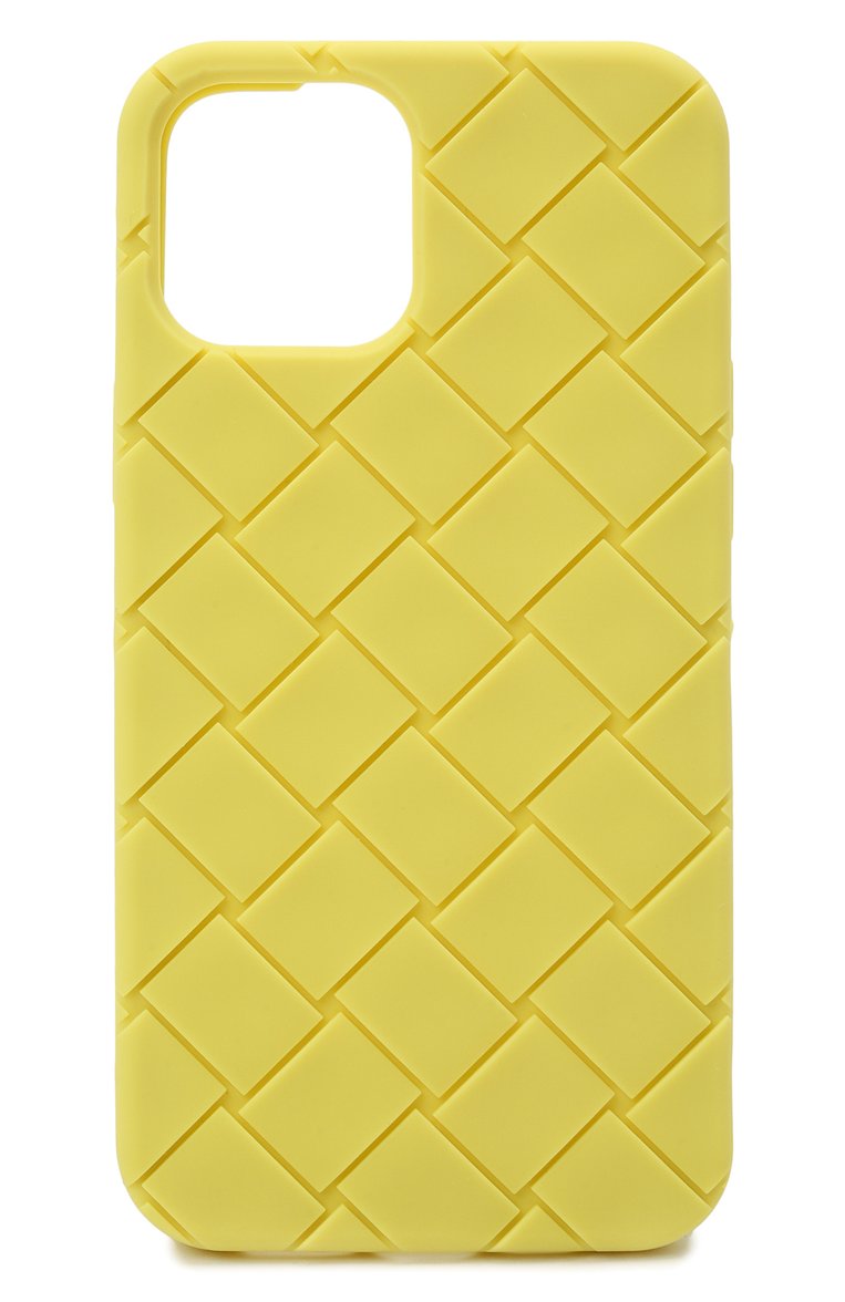 Чехол для iphone 12 pro max BOTTEGA VENETA салатового цвета, арт. 670185/V0EY0 | Фото 1 (Материал: Пластик; Региональные ограничения белый список (Axapta Mercury): Не проставлено; Нос: Не проставлено)