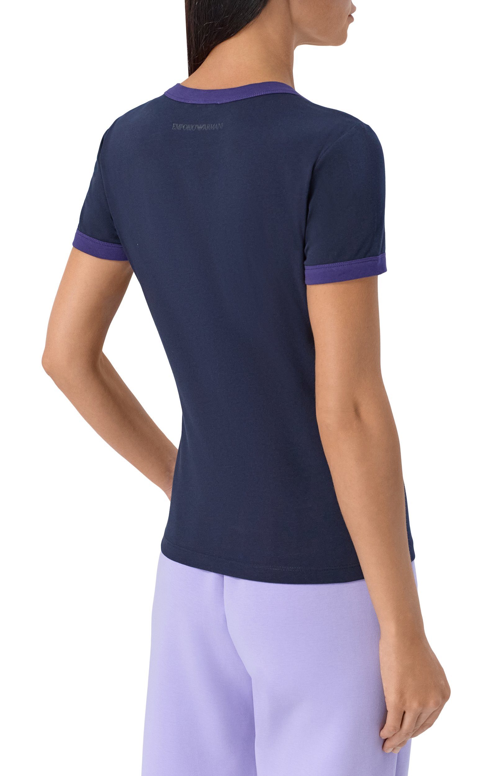 Хлопковая футболка EMPORIO ARMANI, арт. EW004968/AF12571, фото 4