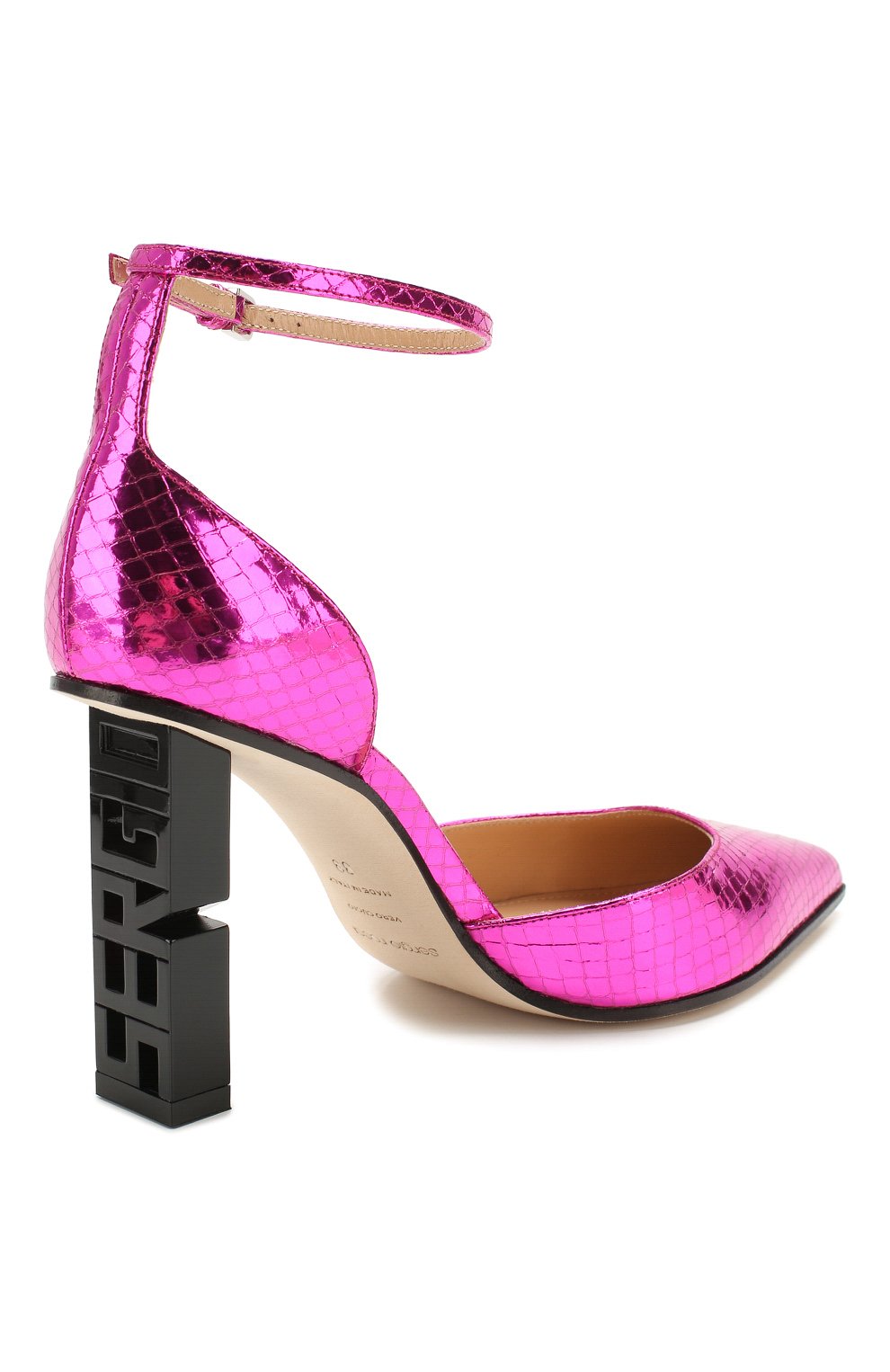 Кожаные туфли super heel SERGIO ROSSI, арт. A89930-MCAL09, фото 4