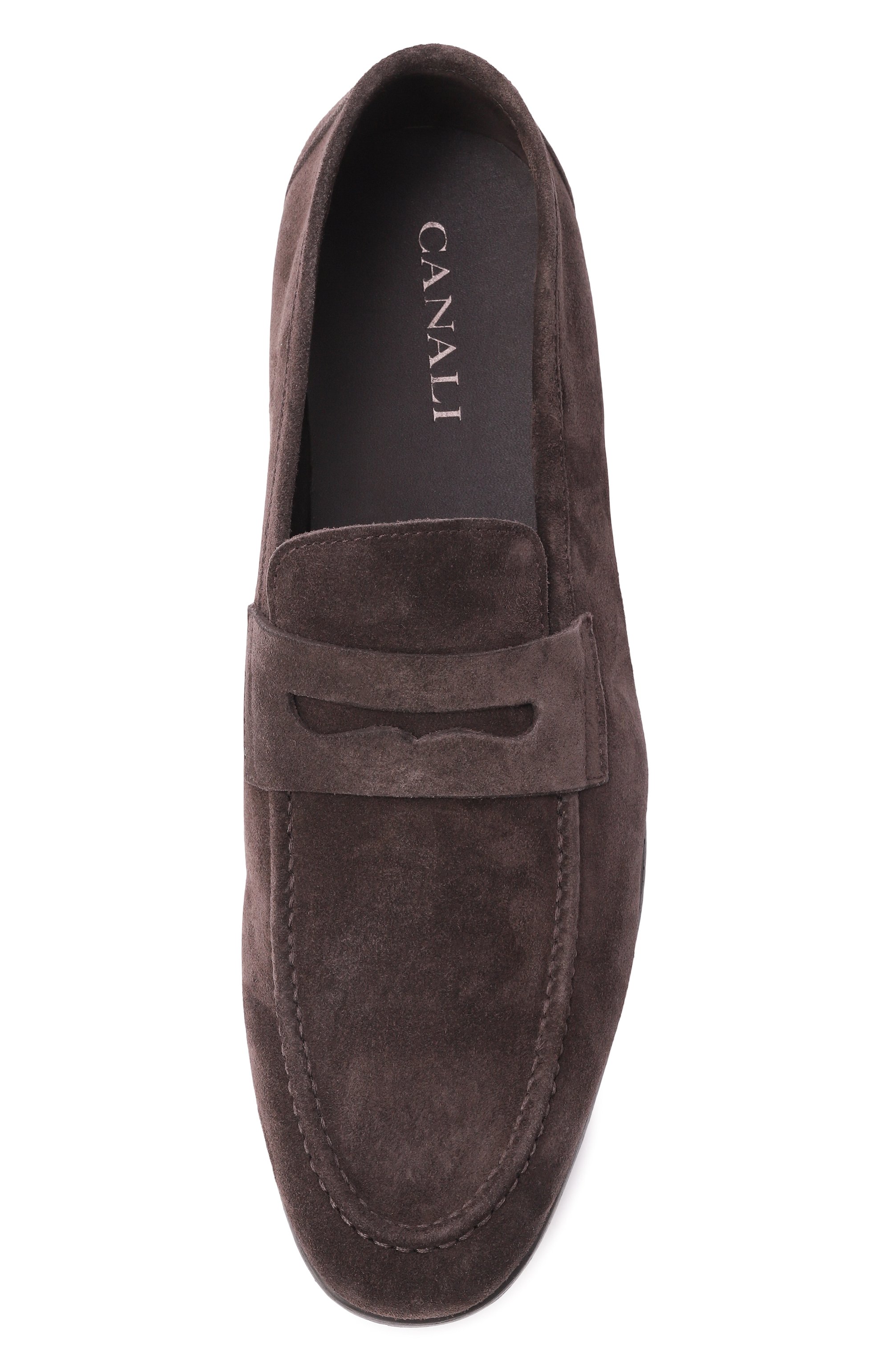 Замшевые пенни-лоферы CANALI, арт. 661210E/RB01107, фото 6
