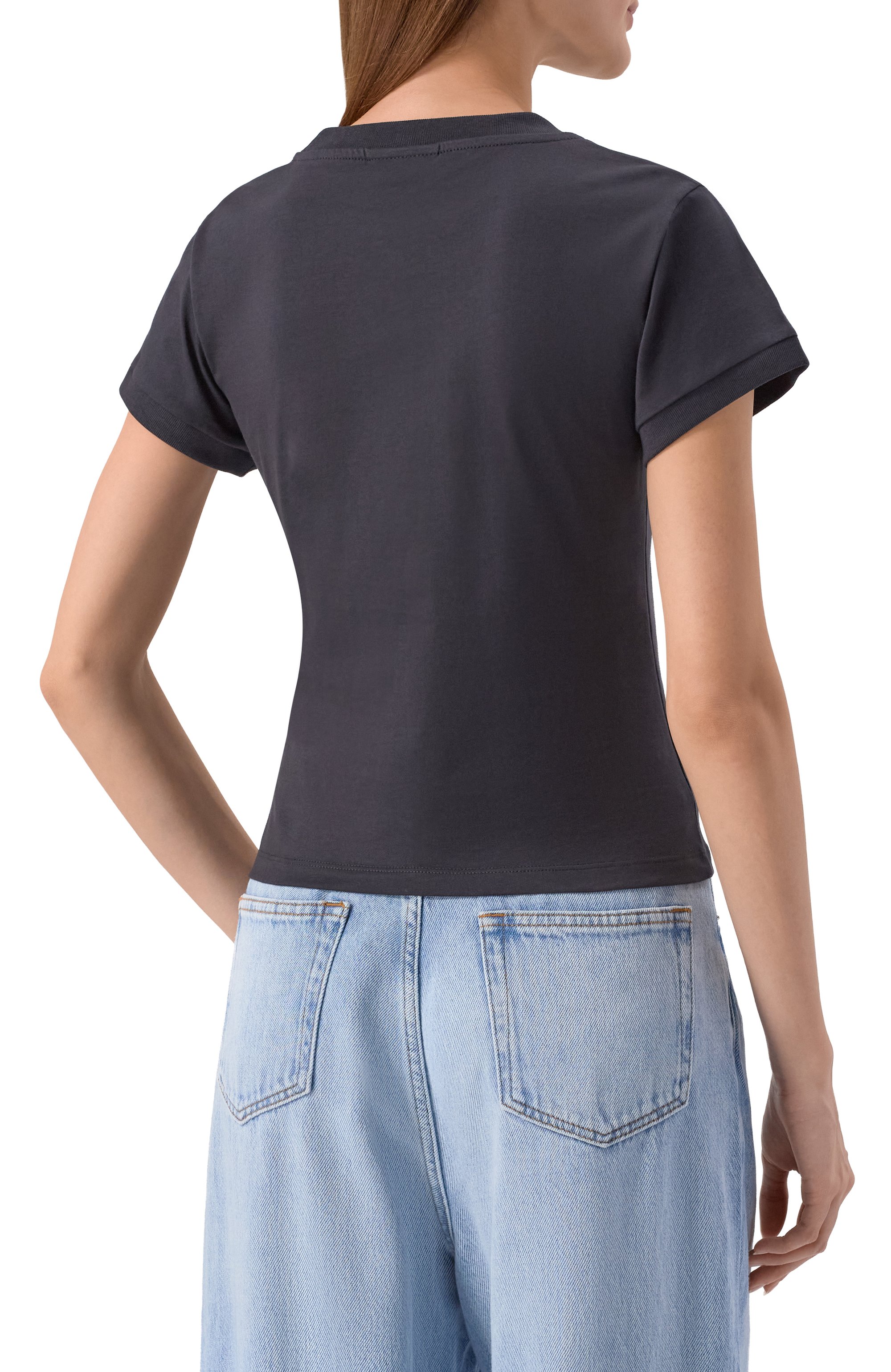 Хлопковая футболка GANNI, арт. T4239, фото 4