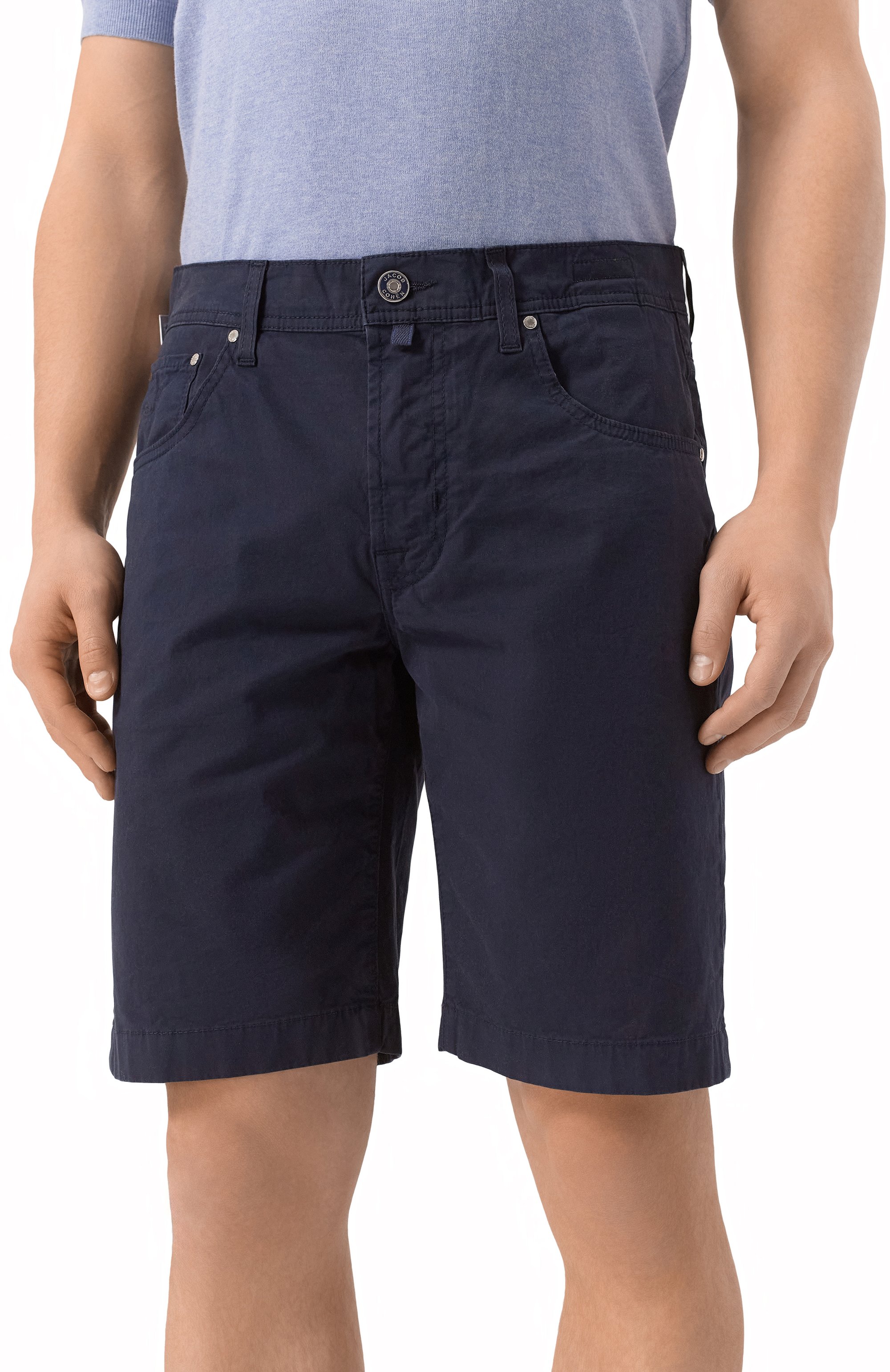 Джинсовые шорты nicolas JACOB COHEN темно-синего цвета по цене 42300 руб., арт. JUM_0E001 054 S2544 TR, фото 3 Джинсовые шорты nicolas JACOB COHEN, арт. JUM_0E001 054 S2544 TR, фото 3