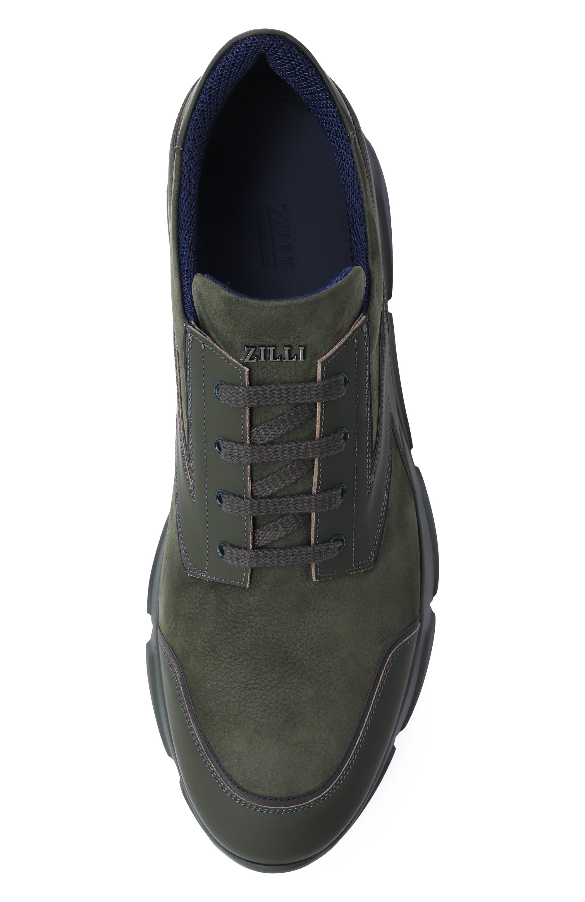 Комбинированные кроссовки ZILLI, арт. H0252AM4001VZGR00, фото 6