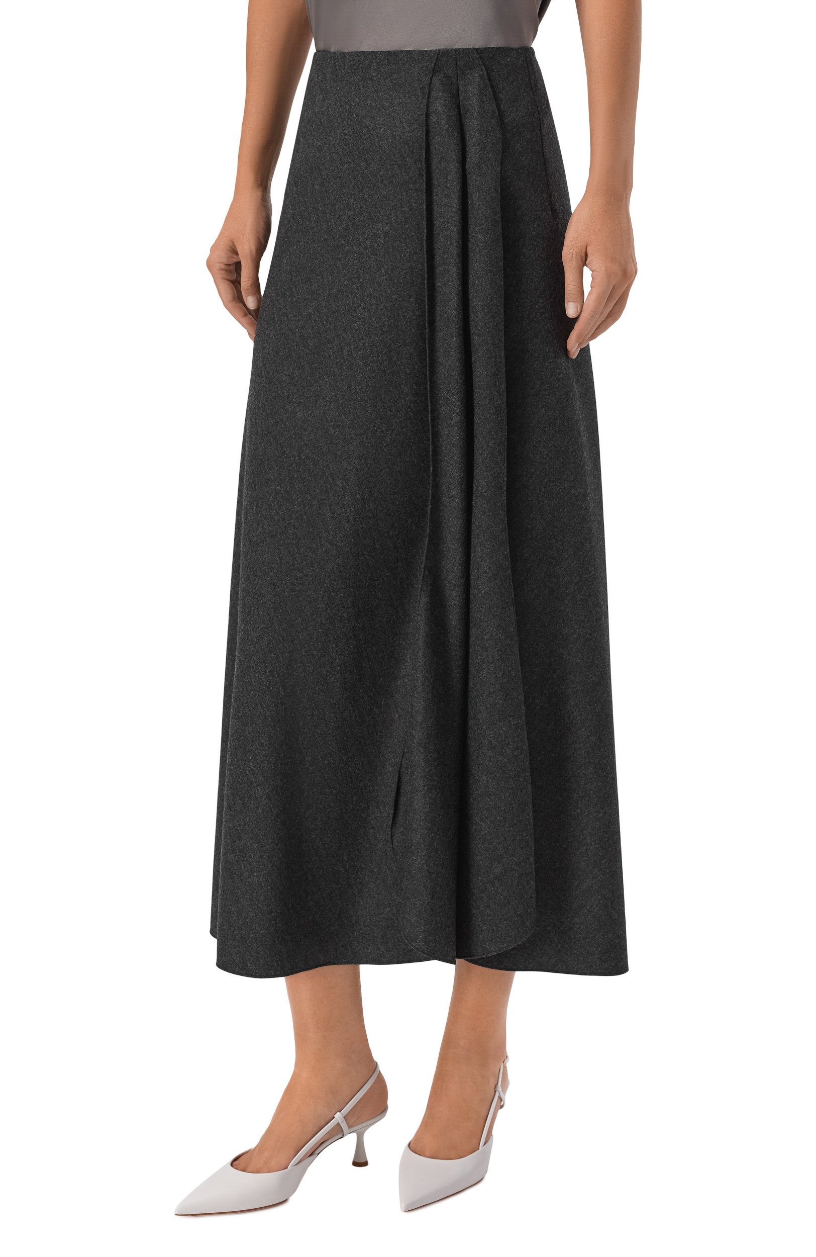 Юбка из шерсти и кашемира GIORGIO ARMANI, арт. GW003451/TE10537, фото 3