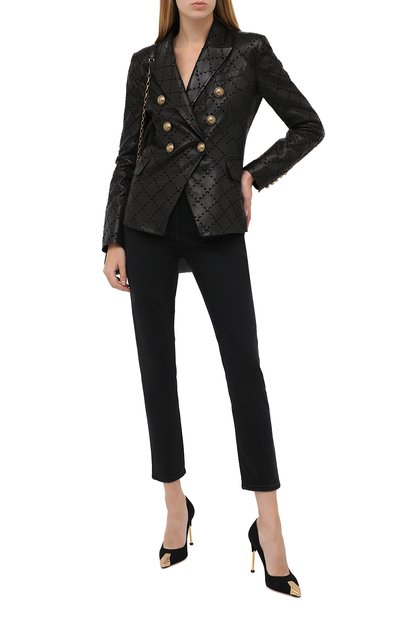 Джинсы BALMAIN темно-серого цвета по цене 106500 руб., арт. UF15515/D047, фото 2 Джинсы BALMAIN, арт. UF15515/D047, фото 2