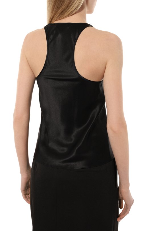 Шелковый топ Jacob Lee WST093SS24B Чёрный  WST093SS24B Фото 4