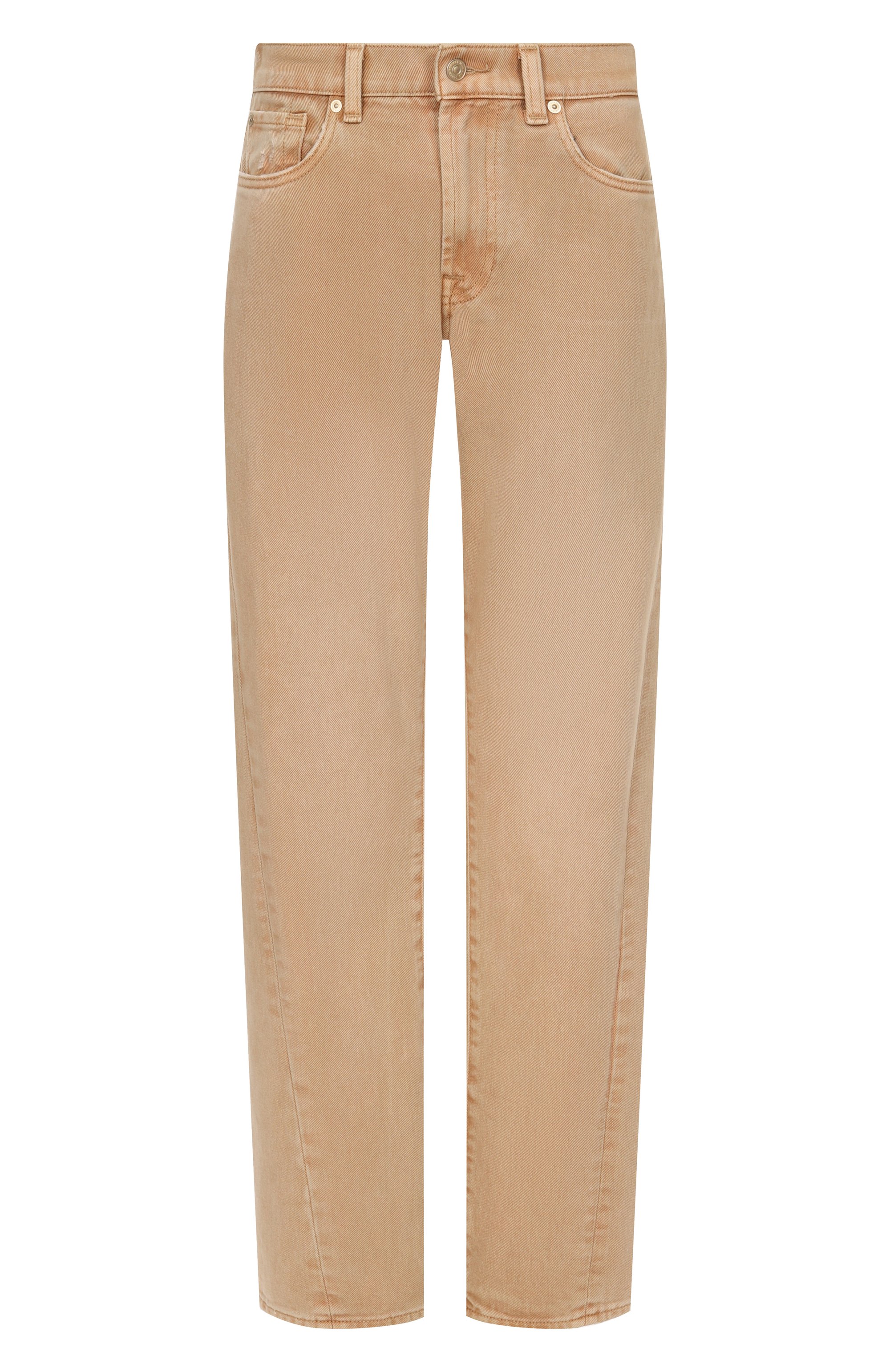 Джинсы tess trouser 7 FOR ALL MANKIND бежевого цвета по цене 32950 руб., арт. 7UX51E98-101, фото 1 Джинсы tess trouser 7 FOR ALL MANKIND, арт. 7UX51E98-101, фото 1