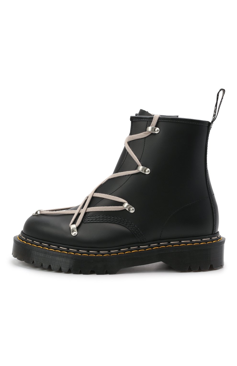 Кожаные ботинки rick owens x dr. martens RICK OWENS, арт. DM21S6807/9001, фото 3