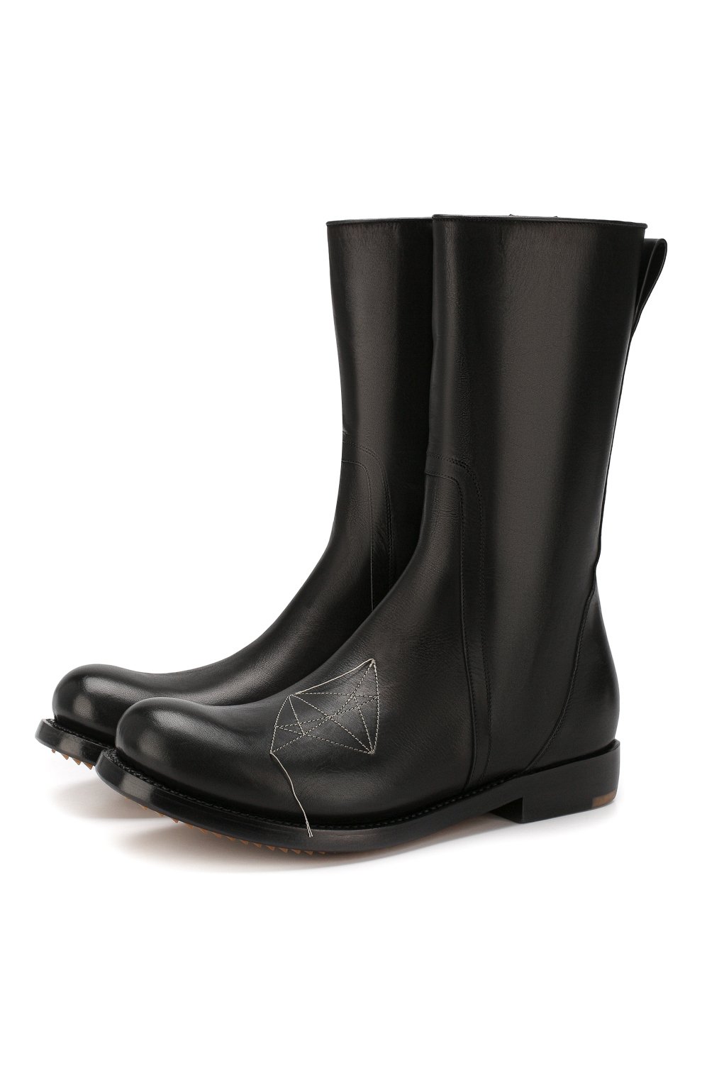 Кожаные сапоги RICK OWENS, арт. RU19S2849/LNPEM1, фото 1