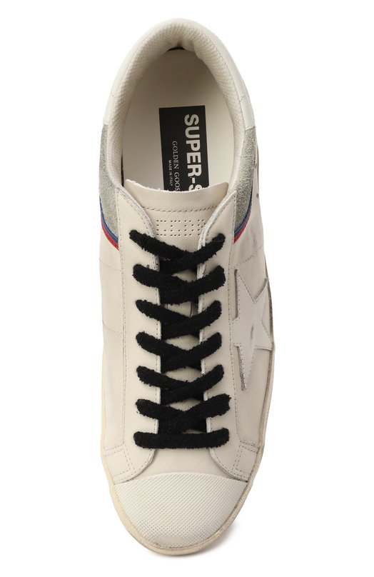 Кожаные кеды Super Star Golden Goose Deluxe Brand GMF00841.F006866 Белый  GMF00841.F006866 Фото 6