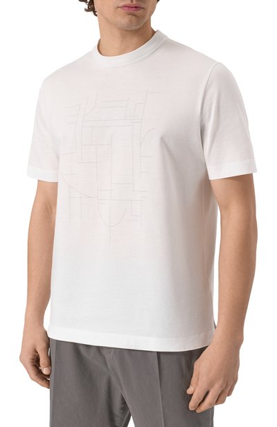 Хлопковая футболка CANALI, арт. T0806P/MJ02254, фото 3