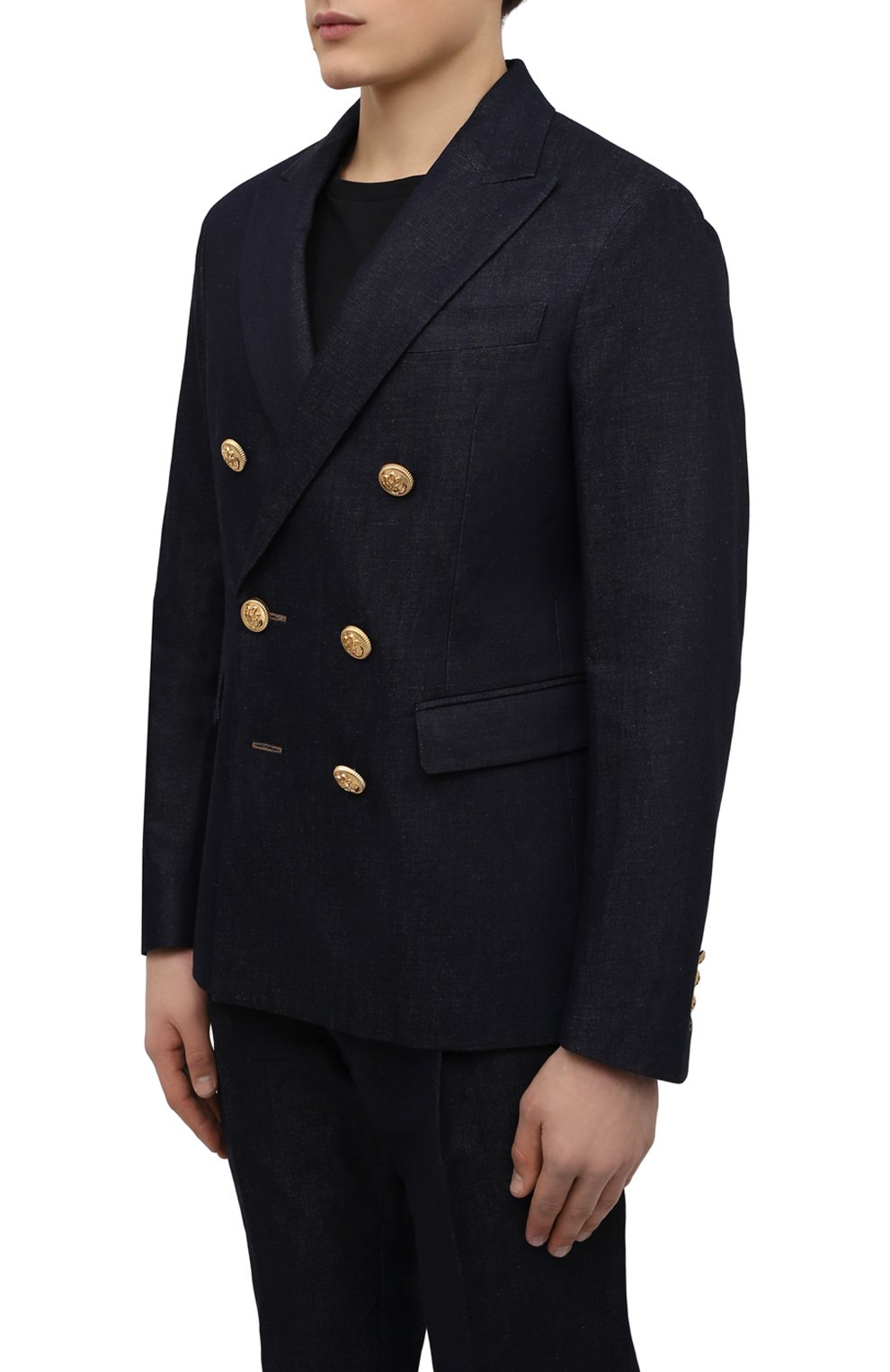 Пиджак из хлопка и льна DSQUARED2, арт. S74BN1102/S30737, фото 3