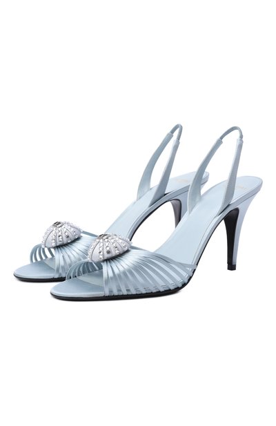 Женские атласные босоножки coeur royal 85 VALENTINO, арт. 9W2S0LU8/YIP