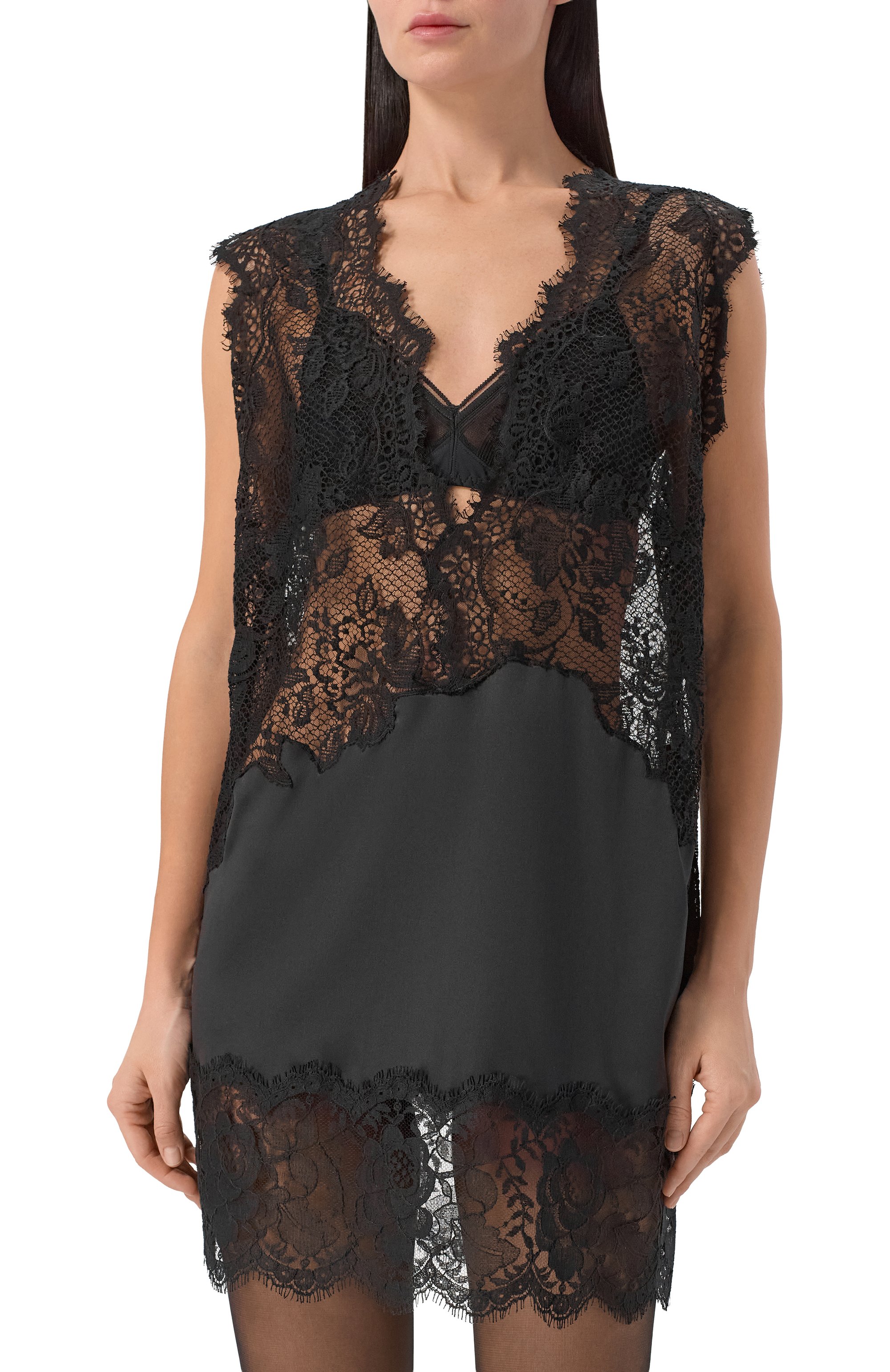 Платье из хлопка и шелка DOLCE & GABBANA, арт. F60FJT/GDDI7, фото 3