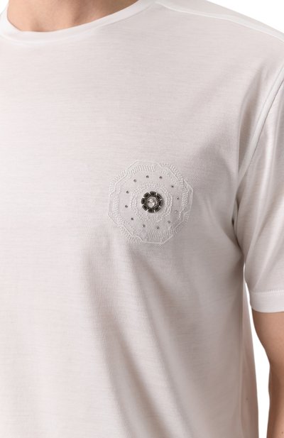 Хлопковая футболка STEFANO RICCI, арт. MNH5204330/TE0001, фото 5