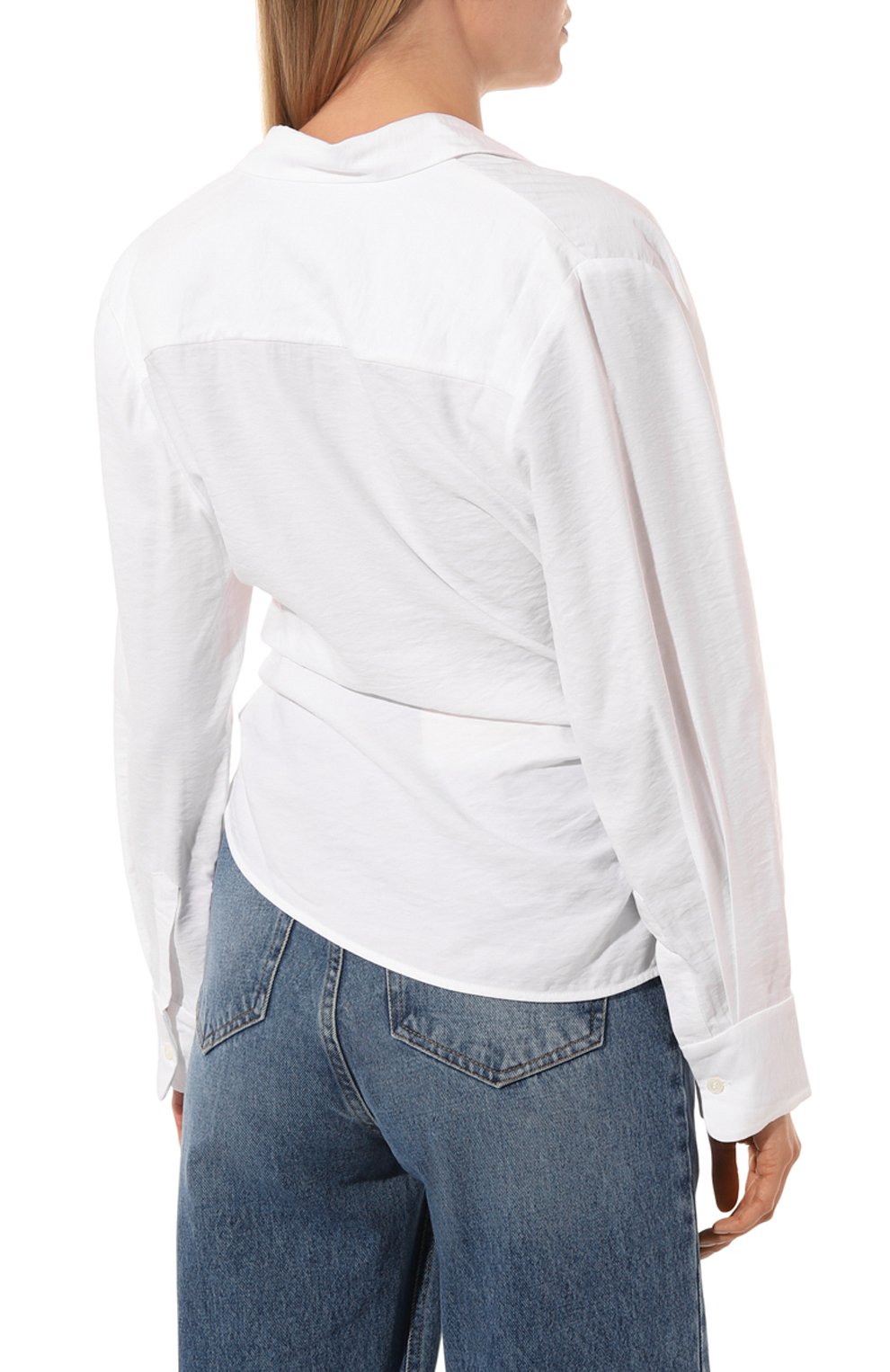 Рубашка и з вискозы JACQUEMUS, арт. 21H213SH002/1020WHITE, фото 4