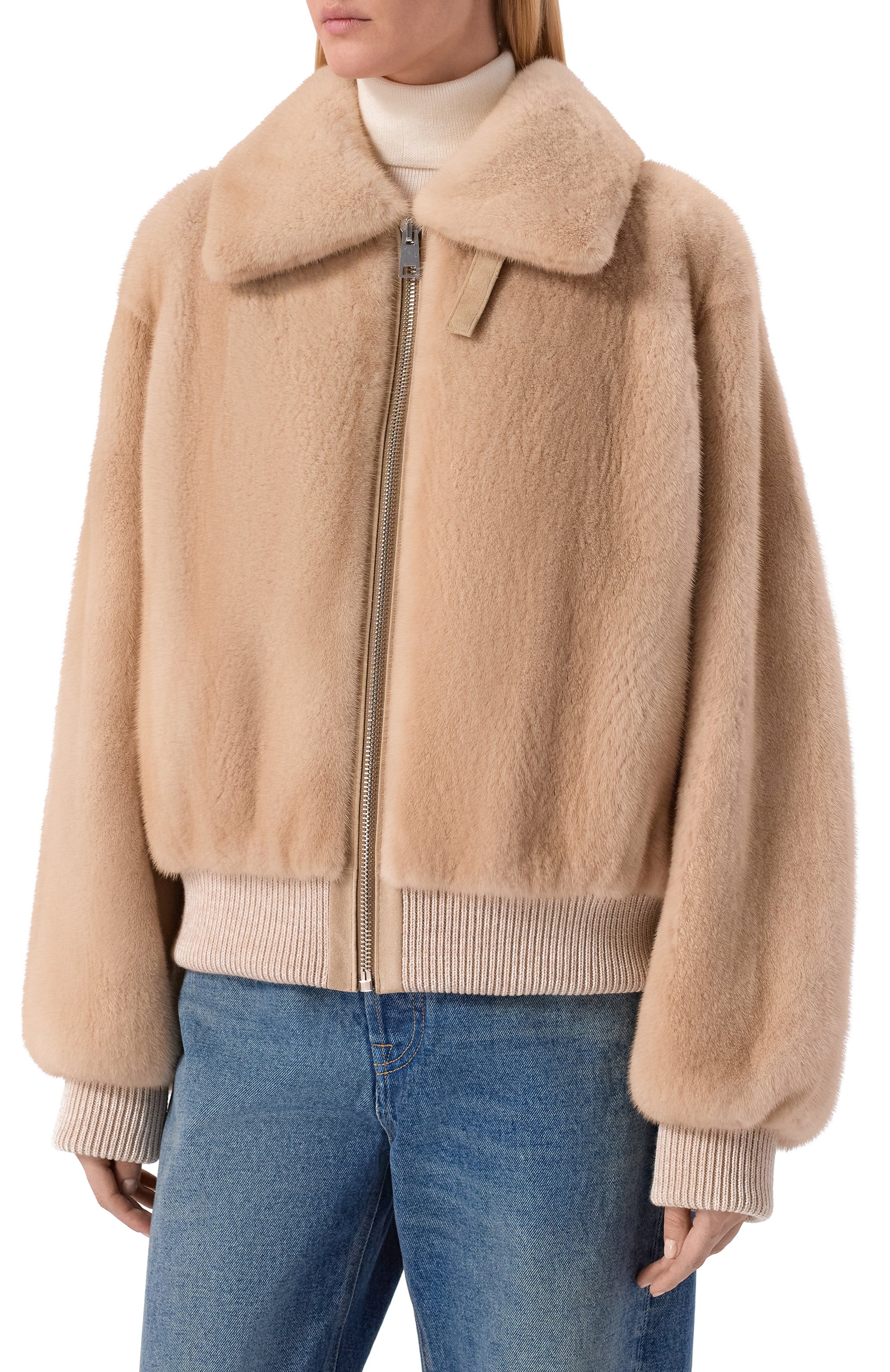 Бомбер из норки VICTORIA KUSENKOVA, арт. 761800011657, фото 3