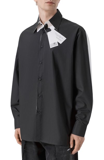 Хлопковая рубашка MM6, арт. SH2DT0028/M35256, фото 3