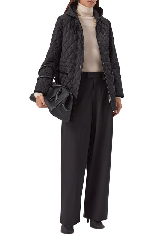 Утепленная парка Burberry 8110531 Чёрный  8110531 Фото 2