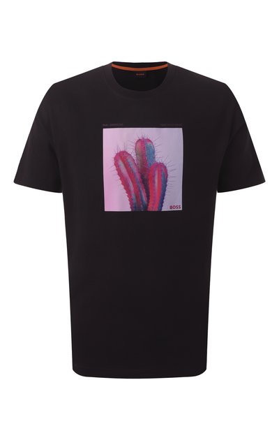 Мужская хлопковая футболка BOSS ORANGE, арт. 50535079