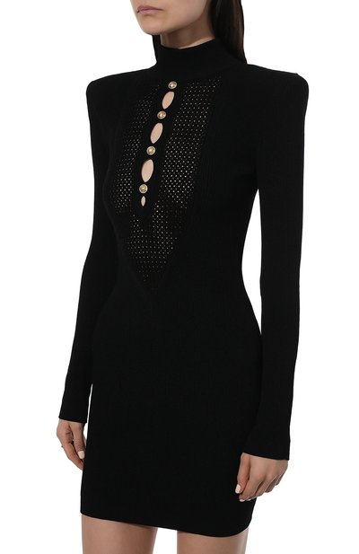Платье из вискозы BALMAIN, арт. XF1R8430/KB07, фото 3