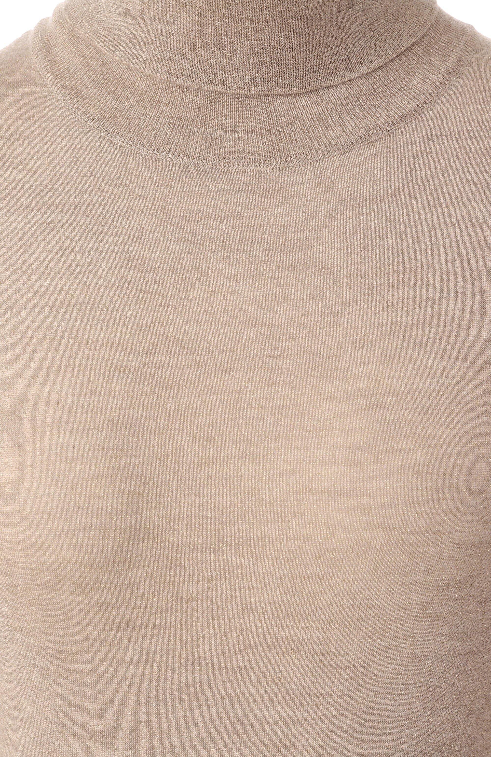 Водолазка из кашемира и шелка BRUNELLO CUCINELLI, арт. M41800063, фото 6