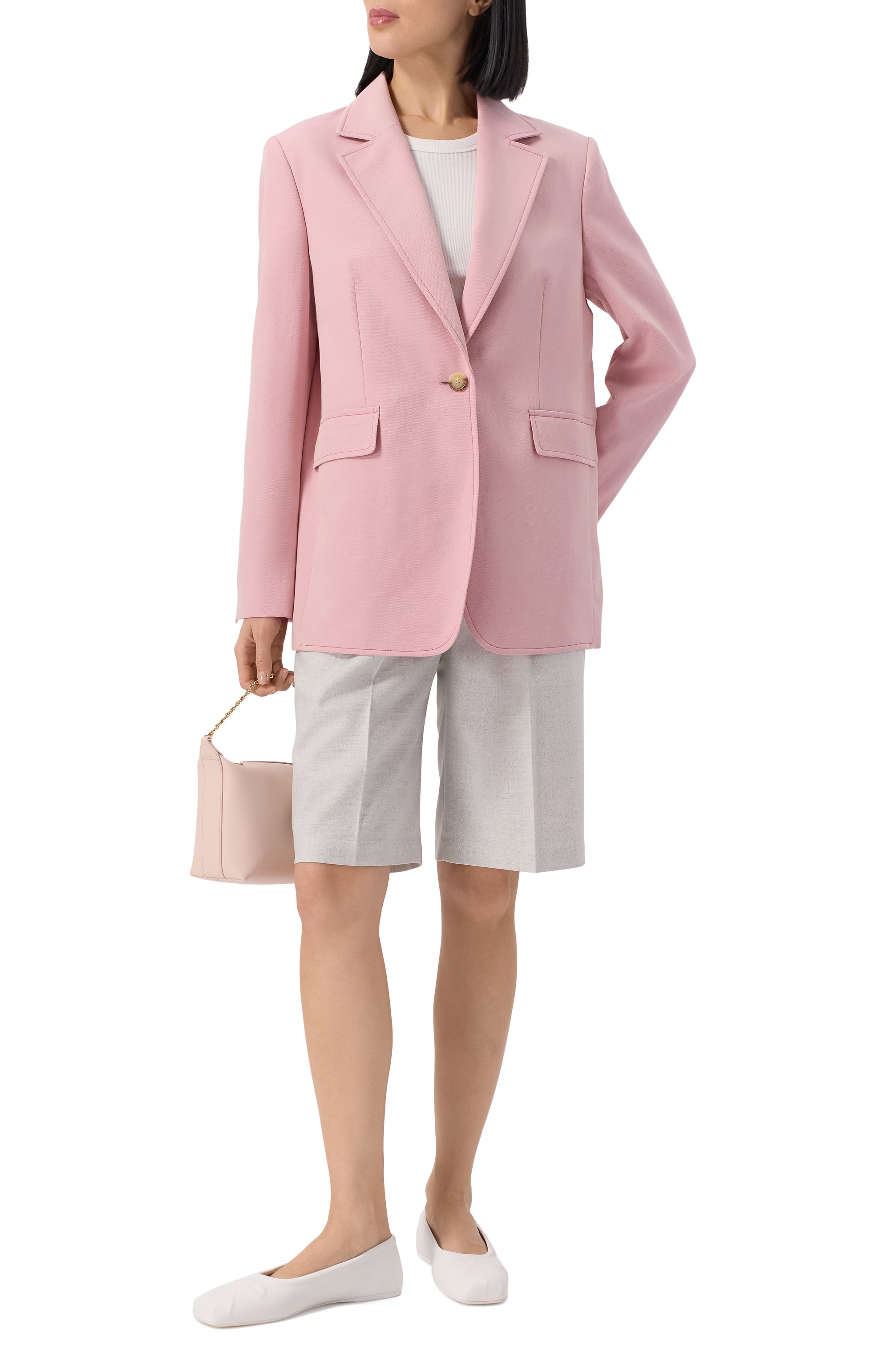 Жакет из хлопка и лиоцелла BOSS ORANGE, арт. 50546215, фото 2