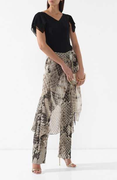 Шелковый топ ROBERTO CAVALLI, арт. IQT617/SY001, фото 2