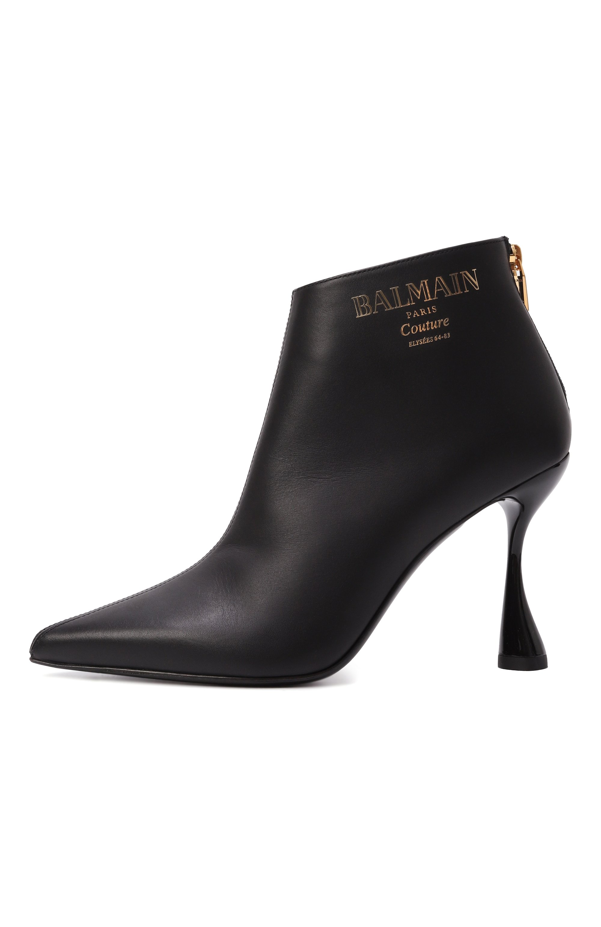 Кожаные ботильоны eden 95 BALMAIN, арт. EN1TE108/LTBC, фото 4